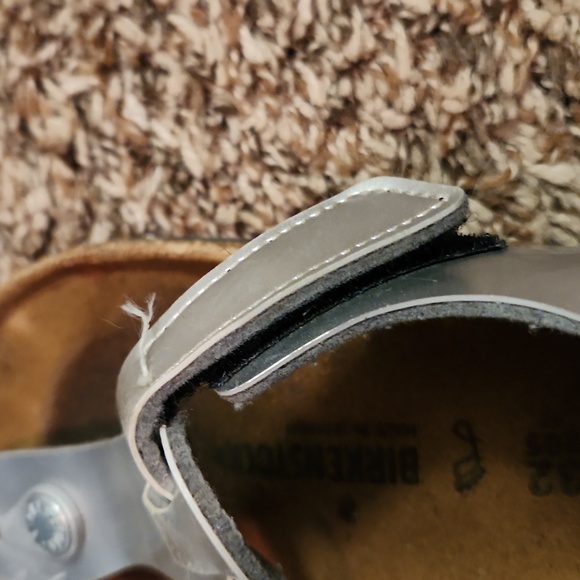 Birkenstock Papillio silver platform sandals 32 - Picture 9 of 9